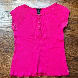 Vintage Y2K American Eagle Henley Tee